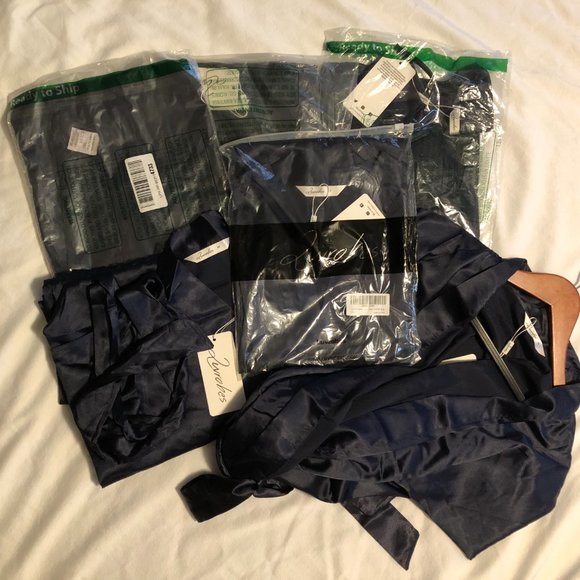 Silky satin Kimono Robes (set of 6) - Picture 3 of 3